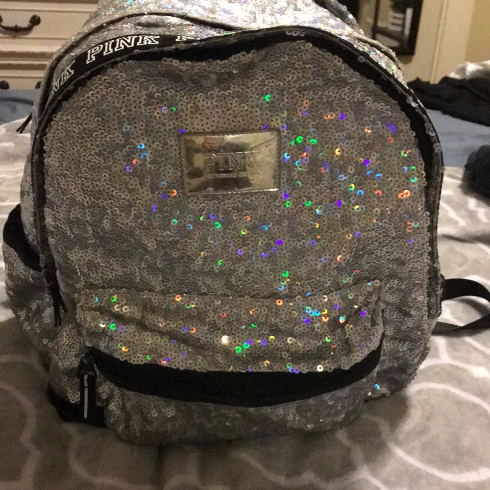 Pink backpack